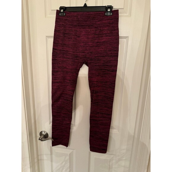 Pink and black fleece lined leggings - Picture 2 of 5
